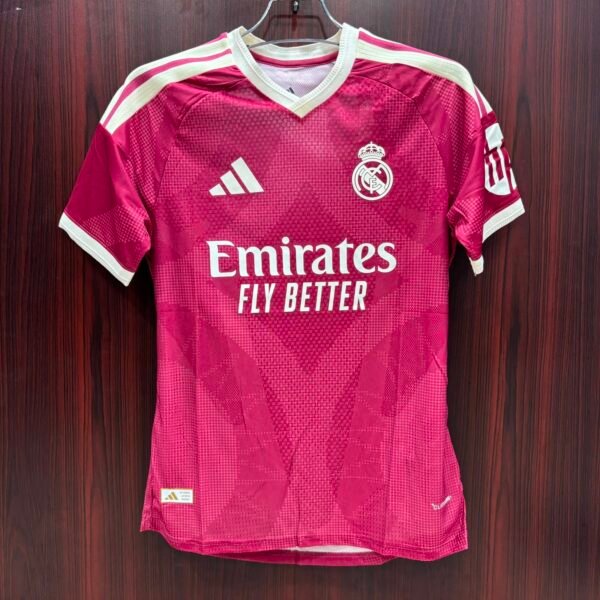 Real Madrid Pink Away Jersey 2025/26